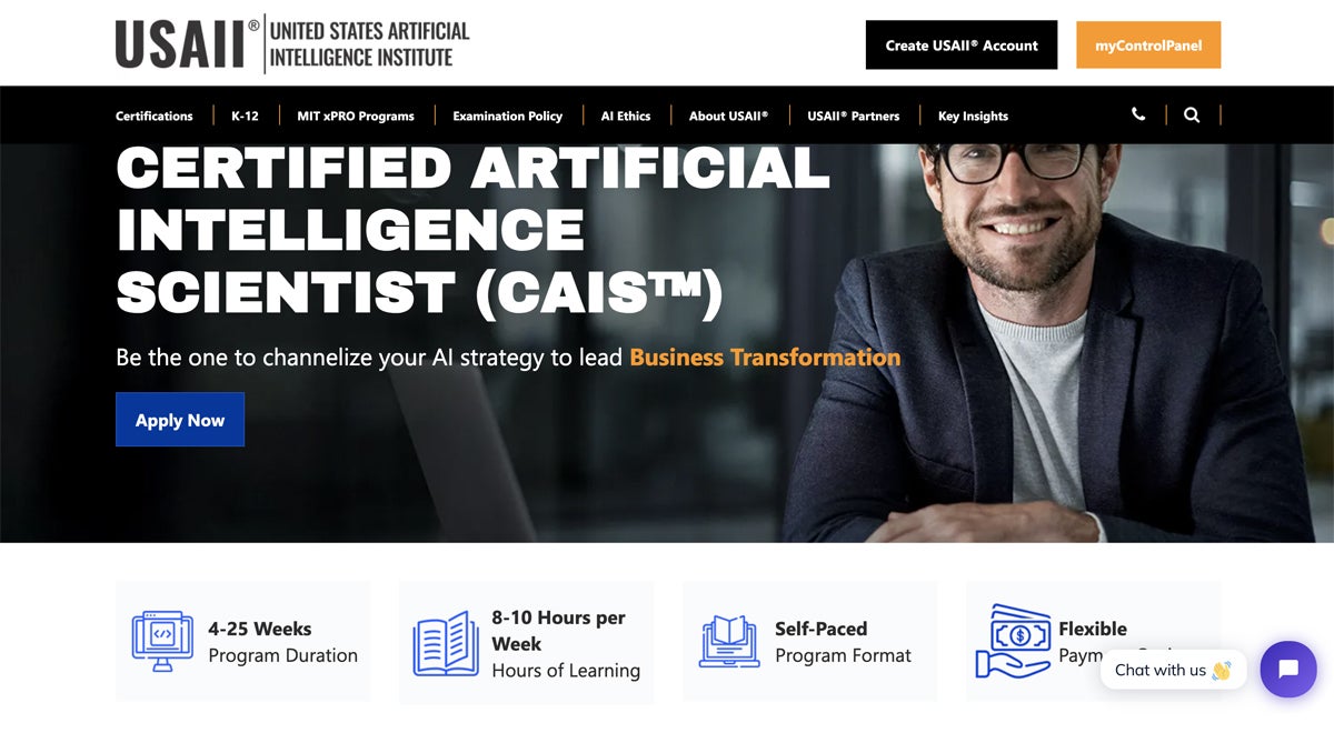 Certified Artificial Intelligence Scientist