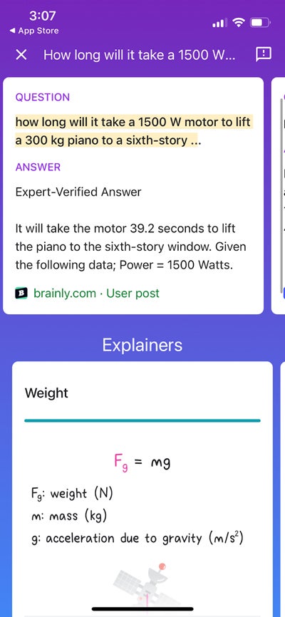 Socratic screenshot.