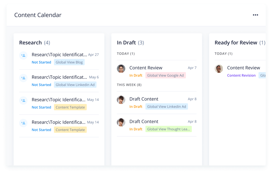 editorial calendar template